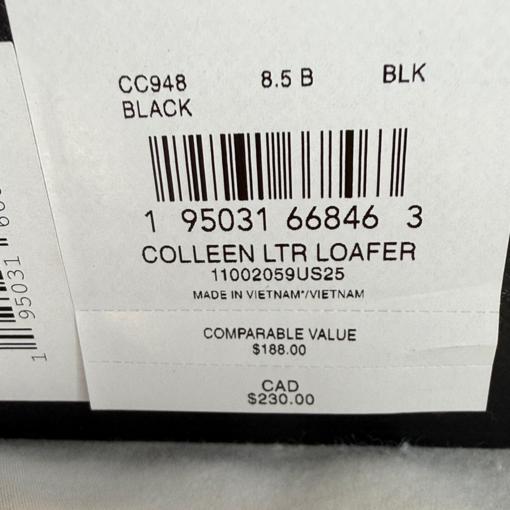 Coach Black Lug-Sole Penny Loafers with Block Heel - Picture 11 of 11